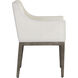Malik Ash Grey / Linoso Ivory Dining Armchair